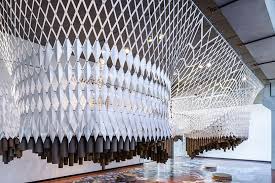 Pratt Institute S Graduate Exhibition 2014 Displays Work On Floating Platform Pratt Institute Exhibition Design Design Quotes Inspiration