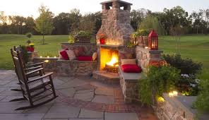 It will be the focal point of your living space and create conversation and memories to share with loved ones for years to come. Pin By Marisa Calderwood On Decorating Backyard Fireplace Ideas Backyard Fireplace Outdoor Fireplace Designs Backyard