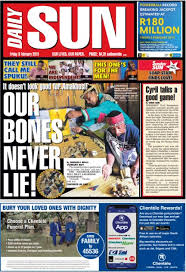 Последние твиты от daily sun (@dailysunsa). Daily Sun On Twitter Today S Front Page Https T Co E1obmoa4cu