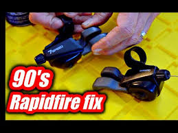 How To Fix Really Old Shimano Rapid Fire Shifters Youtube