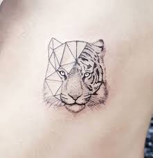 Maybe you would like to learn more about one of these? Unique Tiny Tattoo Idea Tattoo Of A Tiger Geometrically Minimalistic Tattoo Tiger Tattoo Small Geometric Tiger Tiger Tattoo