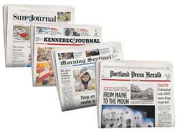 We print only newsprint newspapers. Portland Press Herald Owner To Stop Printing Monday Editions For 4 Of 5 Papers In March
