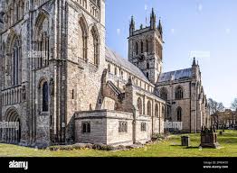 Selby Abbey, Selby, North Yorkshire, England UK Stock Photo