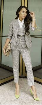 Lime Pumps Prince De Galles Suit N Y F W Fall Inspo By A Keene Sense Of Style Fashion Work Fashion Work Outfit