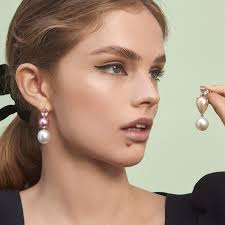 Jan logan outlet pearl earrings