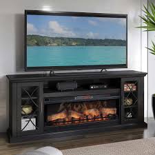 The vivid flame electric firebox plugs into any standard outlet for convenient set up. 72 Inch Electric Fireplace Tv Stand Fireplace World