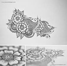 2 creating the henna tattoo. Henna Tattoo Tutorial On Behance