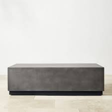 10 best concrete coffee tables. Lucca Concrete Outdoor Rectangle Coffee Table Patio Furniture Williams Sonoma