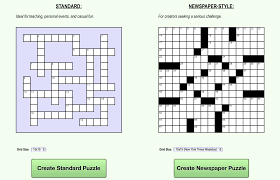 While choosing words try to be careful with the words that are common in crossword puzzles, spelling variants which should so it is very important while deciding on making a crossword puzzle to work on two main directions the first one the structure and the second one the is the content. Create Your Own Standard Crossword Puzzles Or Newspaper Style Crossword Puzzles At Crosswordhobbyist Com Eas Crossword Puzzle Crossword Crossword Puzzle Maker