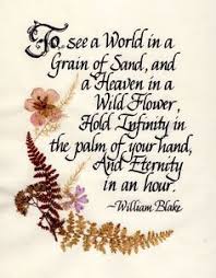 To See A World In A Grain Of Sand William Blake Quotes William Blake Inspirational Words