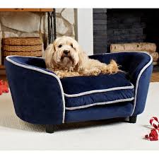 Have To Have It Enchanted Home Pet Large Ultra Plush Snuggle Bed Plush Pet Bed Dog Sofa Snuggle Dog