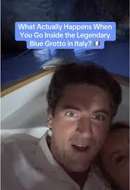 The Blue Grotto inside Going inside