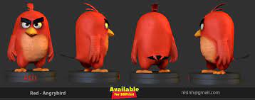 Artstation Angry Birds 2 Red And Chuck Sinh Nguyen Angry Birds Birds 2 Birds
