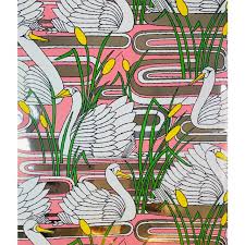 Use them in commercial designs under lifetime, perpetual & worldwide rights. Avante Garde White Swan Pink Silver Mirror Foil Wallpaper Mural Chairish