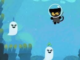 Halloween 2020 is an interactive doodle for halloween occasion. Google Doodle Halloween 2020 Magic Cat Academy Novocom Top