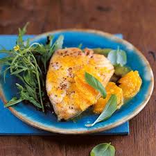 Heilbutt Mit Orangen Auf Rucola Rezept Heilbutt Heilbutt Rezept Rezepte