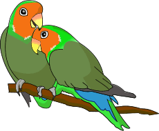 Kissing Birds Clip Art Love Birds Clipart Gif File Bird Silhouette Bird Clipart Love Birds
