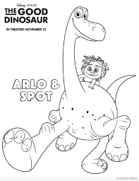 Check out these free, printable good dinosaur coloring pages. Printable The Good Dinosaur Coloring Pages Novocom Top