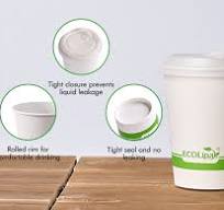 Amazon.com: ECOLipak 100 Count 12 oz Compostable Paper ...