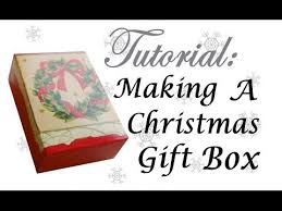 Print and make heart boxes How To Make A Gift Box From A Christmas Card Youtube