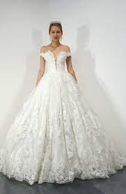 Off The Shoulder Lace Ball Gown Wedding Dress Ysa Makino Style 69136 Ball Gown Wedding Dress Ball Gowns Wedding Wedding Gowns Lace