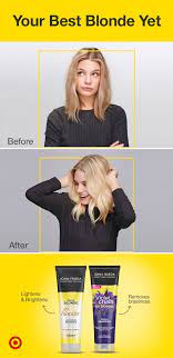 Keep Your Blonde Hair Looking Its Brightest Best With John Frieda Go Blonder Violet Crush Go Blonder L John Frieda Go Blonder Blonde Hair Looks Hair Looks