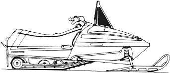 Check out some of our favorite snowmobiles coloring pages. Snowmobile Skidoo Transportation Printable Coloring Pages