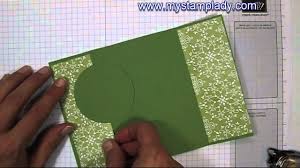To make the card, you need a piece of cardstock that measures five inches by seven inches. How To Make The Extended Circle Flip Card Youtube