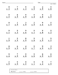 Multiplication Mad Minute Mad Minute Math Math Minutes Multiplication