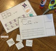 Are your preschoolers or kindergartners learning all about the alphabet? Cut And Paste Alphabet Book With Writing Practice
