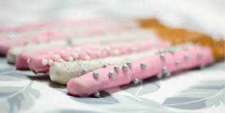 Wendy Bellissimo Pink Elephant Baby Shower Pretzels With Glitter 595 Evite