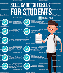 Psychology graduate students do better when they prioritize caring for themselves. Self Care Checklist For Students Believeperform The Uk S Leading Sports Psychology Website