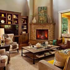 living room corner fireplace houzz