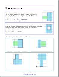 Decomposing Rectangles To Find Area Worksheets Google Search Math Worksheets Area Worksheets Worksheets