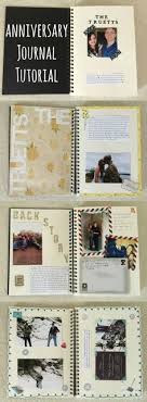 Diy Home Anniversary Scrapbook Anniversary Journal Diy Anniversary