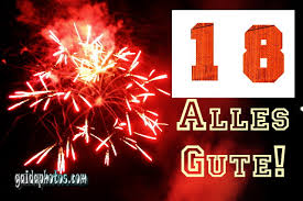 Kostenlose grusskarte zum geburtstag selbst ausdrucken. Geburtstagskarten Zum 18 Geburtstag