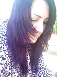 Manic Panic Purple Haze Mixed With Ultra Violet On Dark Not Bleached Hair With Images Dark Hair Bleached Hair Hair Styles