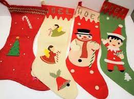 Only 1 available and it's in 1 person's cart. Vintage Christmas Stockings Decorations Made In Japan Handmade Lot Of 4 Ebay