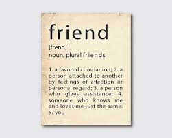 Typography Art Poster Friend Definition By Susannewberrydesigns 15 00 Friend Definition Friendship Quotes Typography Art Quotes