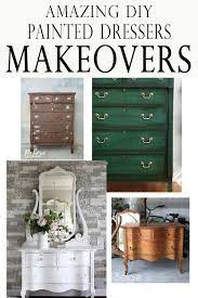 Amazing Painted Dresser Makeover Ideas With Before And After Photos Painted Furniture Ideas Dressers Makeover Painted Bedroom Furniture Diy Dresser