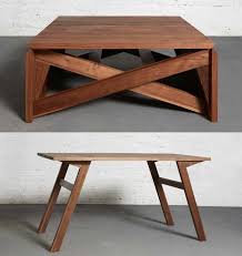 It comes with a rich black natural finish, and it's not just spaced efficient but is also a perfect accessory to complement your room. 11 Stylish Space Saving Coffee Tables Vurni