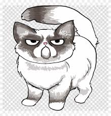 Cats' vision is not black and white. Latest Download Drawing Of Grumpy Cat Clipart Grumpy Easy To Draw Grumpy Cat Hd Png Download 900x900 6325256 Pngfind