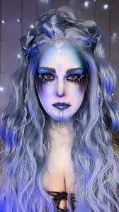 Norse goddess Skadi 💙 #vikings #vikingmakeup #norse #fyp