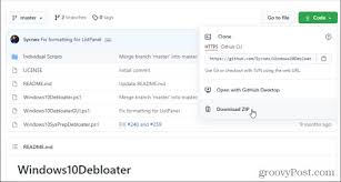 Как очистить Windows 10 с помощью Windows10Debloater