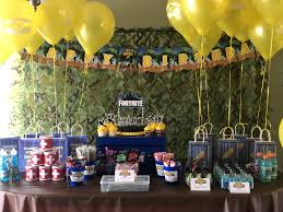 Fortnite Battle Royale Party Cake Table Candy Table Decorations Candy Buffet