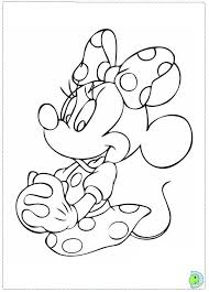 Minnie Mouse Coloring Page Dinokids Org Minnie Mouse Coloring Pages Mickey Mouse Coloring Pages Disney Coloring Pages