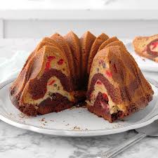 Spoon batter into the pan my dropping spoonfuls of alternating colors of batter around the pan until all the batter has been used. 50 Of Our Most Gorgeous Bundt Cake Recipes Taste Of Home