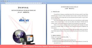 Untuk mengunduh file gunakan tombol download yang tersedia kemudian buka link download yang muncul. Contoh Proposal Pembuatan Website Sekolah Format Microsoft Word Blog Operator Sekolah