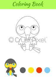 Print all of our coloring pages for free. Malseite Kleine Sitzende Baby Tukan Malbuch Fur Kinder P Stock Vektorgrafi Crushpixel