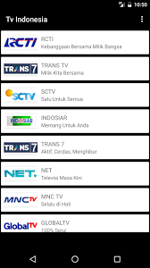 Kali ini kita bakal merekomendasikan tempat wisata favorit di indonesia. Tv Indonesia For Android Apk Download